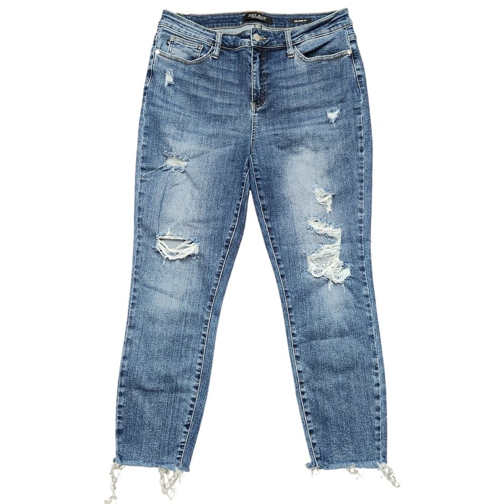 Judy Blue Relaxed Fit Distressed Jeans Size 32